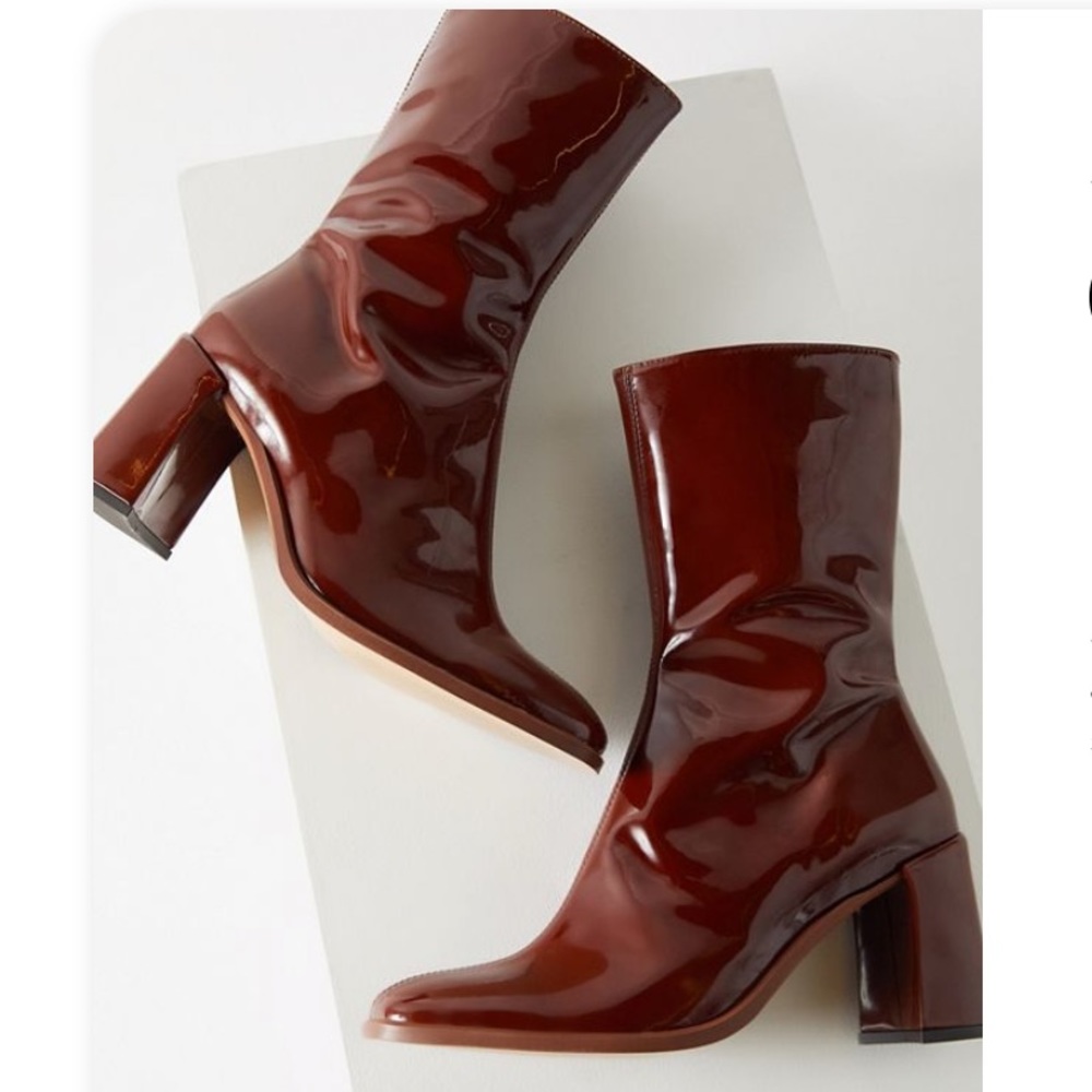 NEW UO E8 By Miista Asta Patent Leather Boots 41